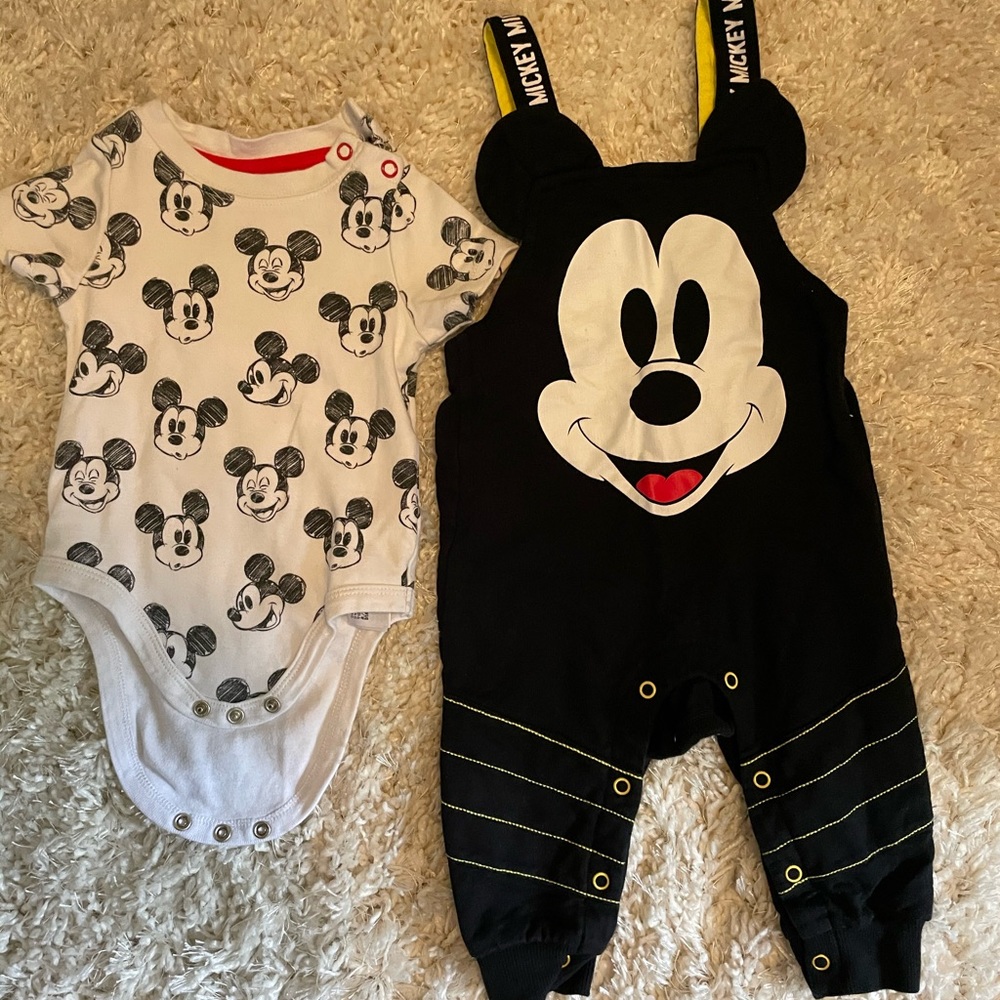Mickey Mouse Baby Overalls